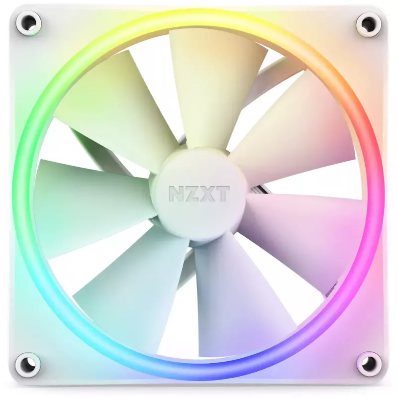 Ventiliatorius NZXT F140 RGB DUO 14 cm Baltas 500-1800 RPM 2,72 mmH2O
