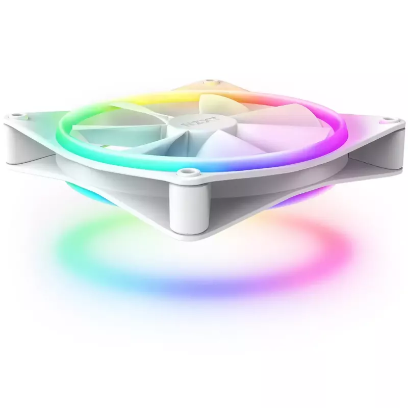 Ventiliatorius NZXT F140 RGB DUO 14 cm Baltas 500-1800 RPM 2,72 mmH2O