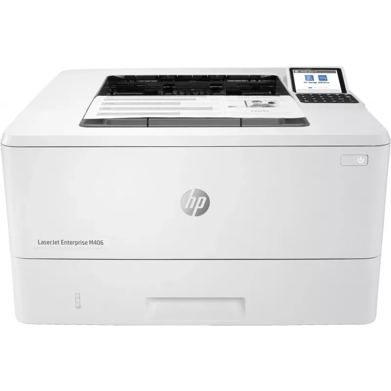HP LaserJet Enterprise M406dn spausdintuvas, lazerinis, 1200 x 1200 DPI, A4, 38 ppm, dvipusis spausdinimas, tinklo paruoštas
