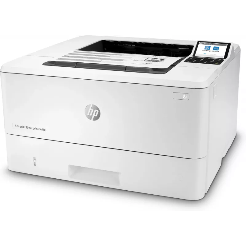 HP LaserJet Enterprise M406dn spausdintuvas, lazerinis, 1200 x 1200 DPI, A4, 38 ppm, dvipusis spausdinimas, tinklo paruoštas