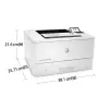 HP LaserJet Enterprise M406dn spausdintuvas, lazerinis, 1200 x 1200 DPI, A4, 38 ppm, dvipusis spausdinimas, tinklo paruoštas