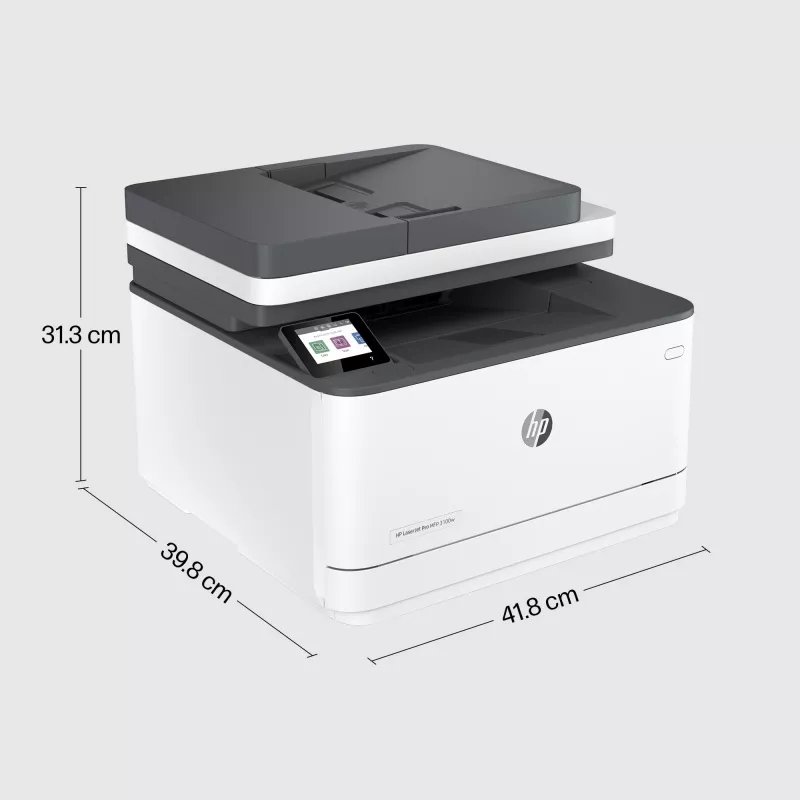 HP LaserJet Pro MFP 3102fdw spausdintuvas, lazerinis, vienspalvis, 1200 x 1200 DPI, A4, tiesioginis spausdinimas, baltas