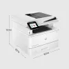 HP LaserJet Pro MFP 4102dw daugiafunkcis spausdintuvas, lazerinis, monochrominis spausdinimas, 1200 x 1200 DPI, A4, tiesioginis spausdinimas, baltas