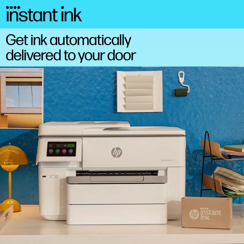 HP OfficeJet Pro 9730e belaidis viskas viename spalvotas spausdintuvas, Instant Ink; dvipusis spausdinimas