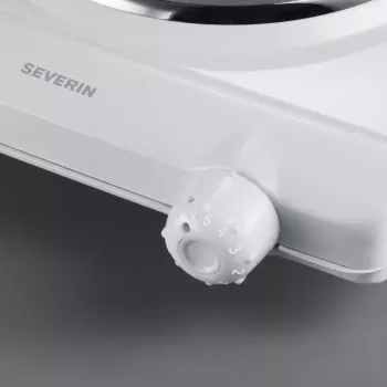 Stalviršinė sandarioji kaitlentė SEVERIN KP 1091 — 1 kaitvietė, balta