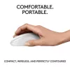 Pelė Logitech M240 Silent Bluetooth Wireless balta