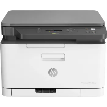 Daugiafunkcis spausdintuvas HP Color Laser MFP 178nw – spalvotas spausdinimas, A4, 18 ppm (n/j), Wi‑Fi, Ethernet, dvipusis skenavimas