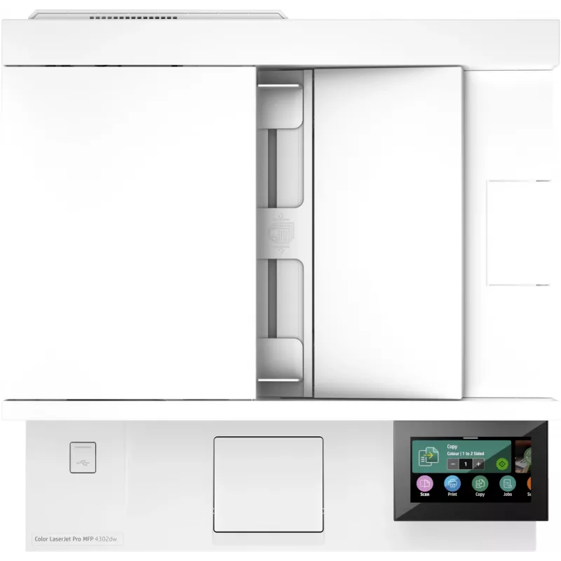 HP Color LaserJet Pro MFP 4302dw spausdintuvas, lazerinis, spalvotas, 600 x 600 DPI, A4, tiesioginis spausdinimas, mėlyna, balta