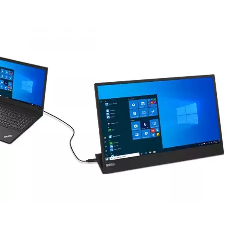 Nešiojamas monitorius Lenovo ThinkVision M15, 39,6 cm (15,6 colių), Full HD, LED, juodas