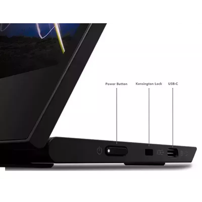 Nešiojamas monitorius Lenovo ThinkVision M15, 39,6 cm (15,6 colių), Full HD, LED, juodas