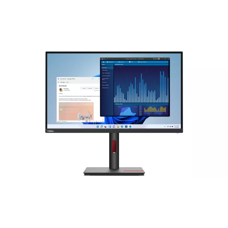 Lenovo ThinkVision T27p-30 monitorius 68,6 cm (27 colių) 3840 x 2160 pikselių 4K Ultra HD LED juodas