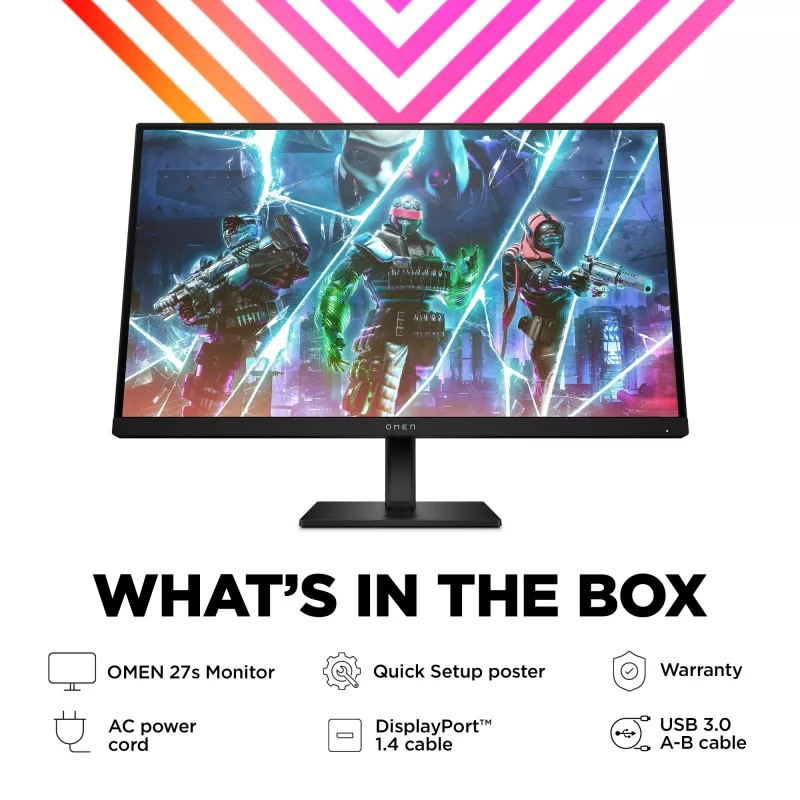 OMEN by HP 27 colių FHD 240 Hz žaidimų monitorius – OMEN 27s