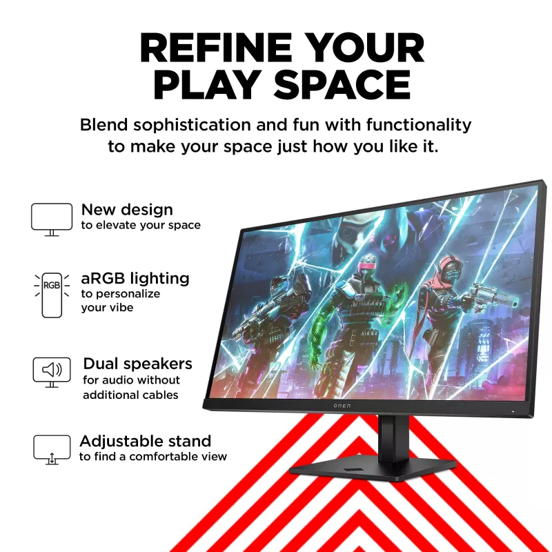 OMEN by HP 27 colių FHD 240 Hz žaidimų monitorius – OMEN 27s