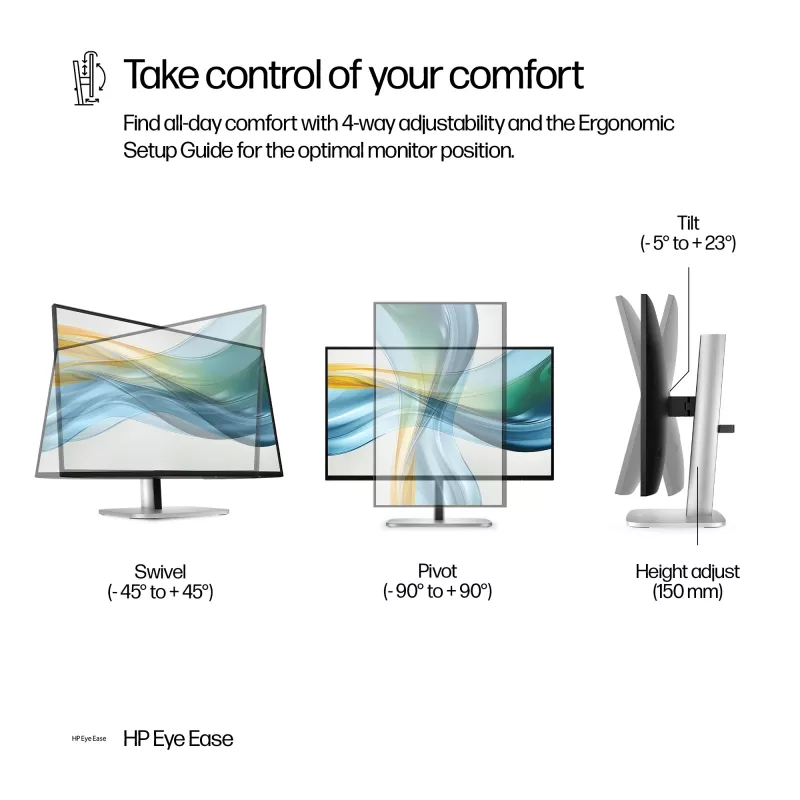 HP Series 5 Pro 23.8 col. FHD USB-C monitoras - 524pu