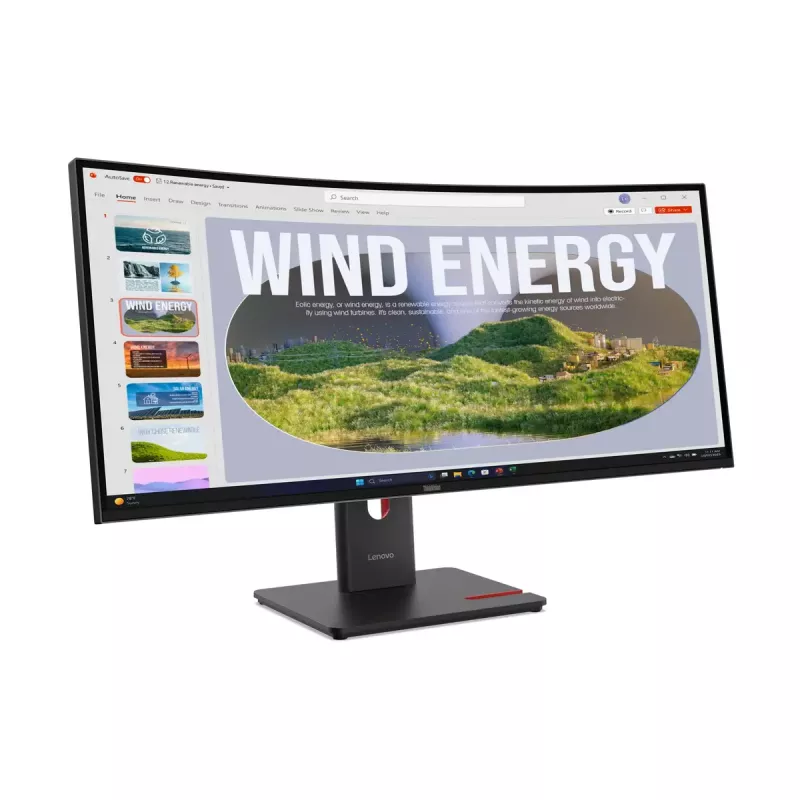 Monitorius Lenovo ThinkVision T34WD-40 34 colių WQHD LED 3440 x 1440