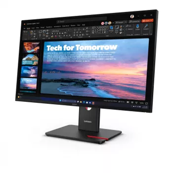 Monitorius Lenovo ThinkVision T27QD-40, 68,6 cm (27 col.), 2560 x 1440 pikseliai, Wide Quad HD, LED, 6 ms, juodas