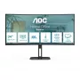 AOC CU34V5C/BK monitor 86,4 cm (34 inch) 3440 x 1440 pikselių Wide Quad HD LED juodas