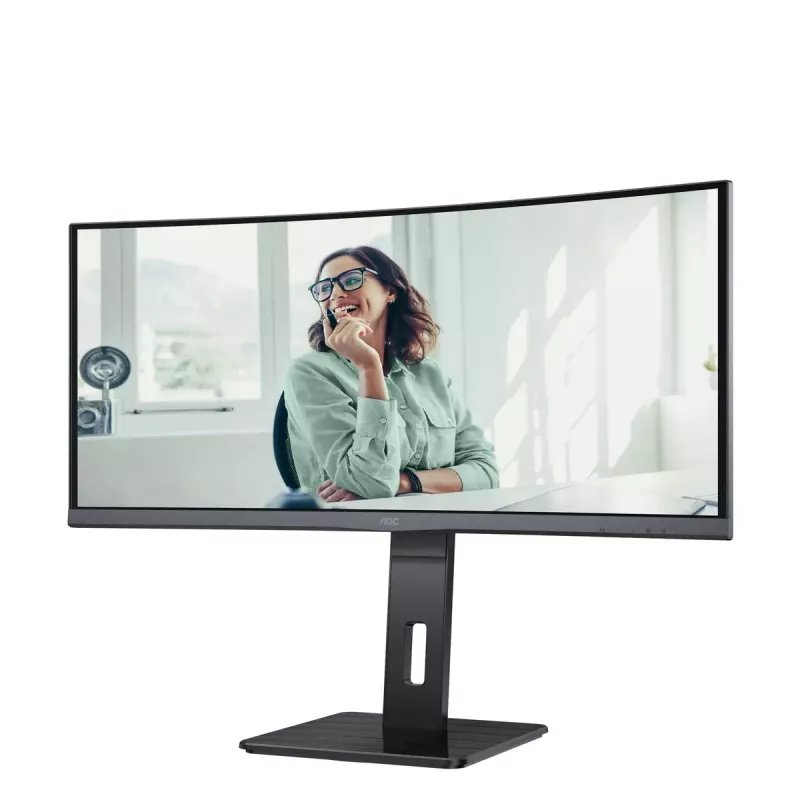 AOC CU34P3CV monitorius 86,4 cm (34 colių) 3440 x 1440 pikselių UltraWide Quad HD LED juodas