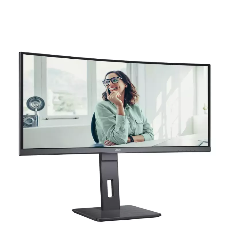 AOC CU34P3CV monitorius 86,4 cm (34 colių) 3440 x 1440 pikselių UltraWide Quad HD LED juodas