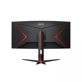 34 colių AOC CU34G2XP/BK VA monitorius, 3440×1440, 21:9, 180 Hz, 1 ms, 2×HDMI, juodas