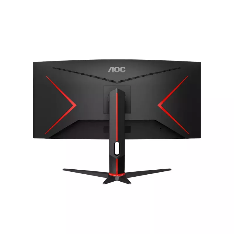 34 colių AOC CU34G2XP/BK VA monitorius, 3440×1440, 21:9, 180 Hz, 1 ms, 2×HDMI, juodas