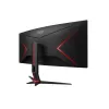 34 colių AOC CU34G2XP/BK VA monitorius, 3440×1440, 21:9, 180 Hz, 1 ms, 2×HDMI, juodas