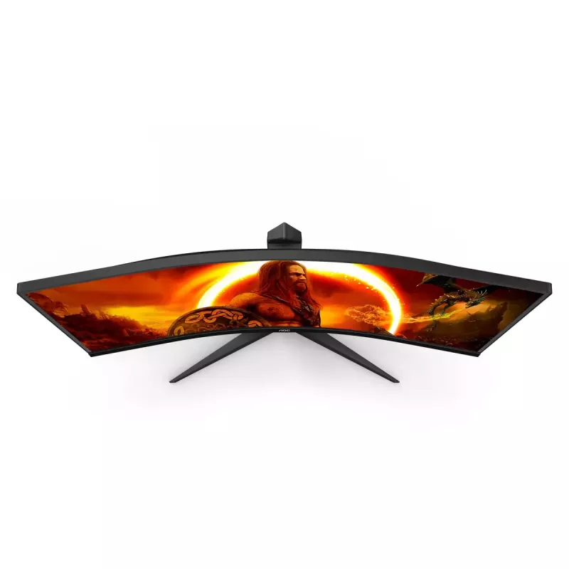 34 colių AOC CU34G2XP/BK VA monitorius, 3440×1440, 21:9, 180 Hz, 1 ms, 2×HDMI, juodas