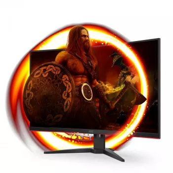 AOC G2 C32G2ZE/BK monitorius 80 cm (31,5 colio) 1920 x 1080 pikselių Full HD LED Juodas, Raudonas