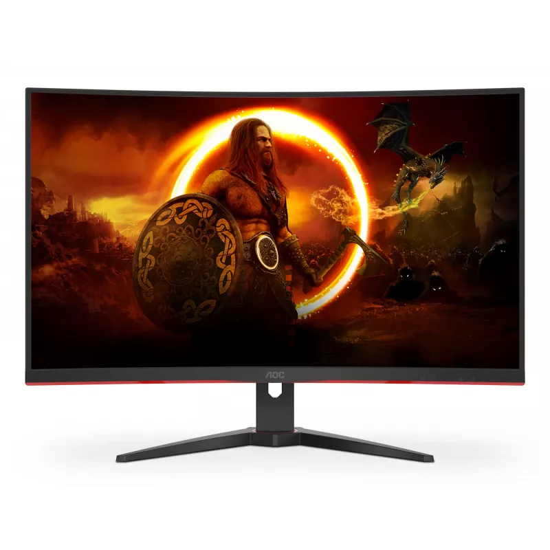 AOC G2 C32G2ZE/BK monitorius 80 cm (31,5 colio) 1920 x 1080 pikselių Full HD LED Juodas, Raudonas