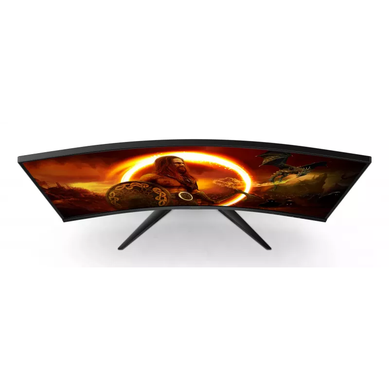AOC G2 C32G2ZE/BK monitorius 80 cm (31,5 colio) 1920 x 1080 pikselių Full HD LED Juodas, Raudonas