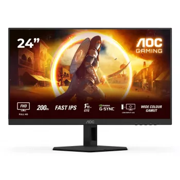 AOC G4 24G4HRE žaidimų monitorius 60,5 cm (23,8 colio) 1920 x 1080 pikselių Full HD LED juodas, raudonas