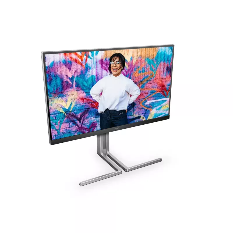 AOC Q27U3CV monitorius 68,6 cm (27 colių) 2560 x 1440 pikselių Quad HD LCD juodas
