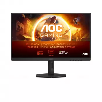 AOC G4 Q27G4XF monitorius 68.6 cm (27 col.) 2560 x 1440 pikseliai Quad HD LED juodas, pilkas