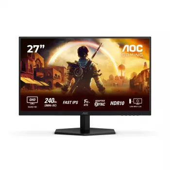 AOC G4 Q27G42ZE 27 colių QHD Fast IPS monitorius, 240 Hz (260 Hz OC), 1 ms GtG, G-Sync Compatible, HDR10