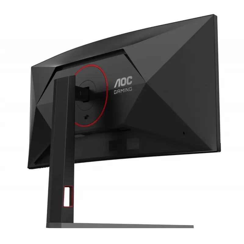 AOC G4 CU34G4 monitorius 86,4 cm (34 colių) 3440 x 1440 pikselių Wide Quad HD LED juodas, raudonas