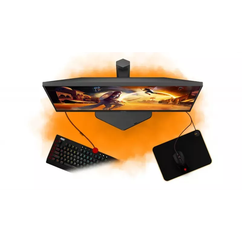 AOC G4 U27G4R monitorius 68,6 cm (27 colių) 3840 x 2160 pikselių 4K Ultra HD LED juodas, raudonas