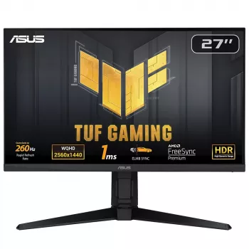 ASUS TUF Gaming VG27AQML1A monitor 68,6 cm (27 colių) 2560 x 1440 pikselių Wide Quad HD LCD juodas