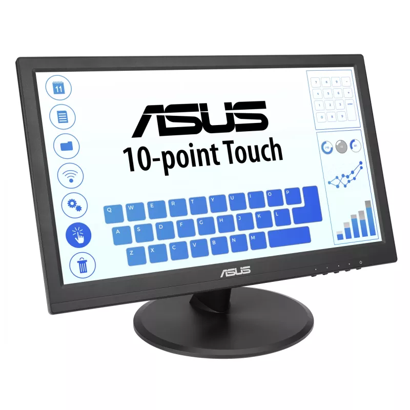 ASUS VT169HE 39,6 cm (15,6 colio) Full HD LED jutiklinis monitorius juodas