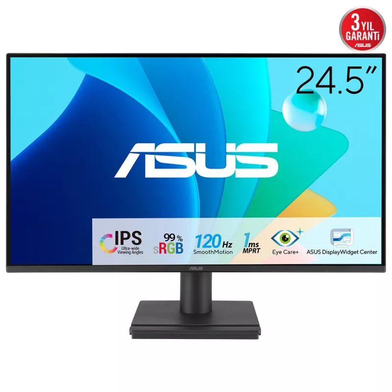 ASUS VA259HGA kompiuterio monitorius 62,2 cm (24,5 colio) 1920 x 1080 pikselių Full HD IPS juodas