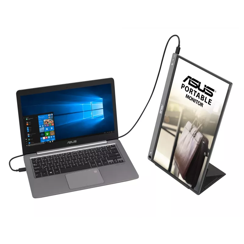 ASUS ZenScreen MB16ACE monitor 39,6 cm (15,6 colio) 1920 x 1080 pikselių Full HD LED pilkas