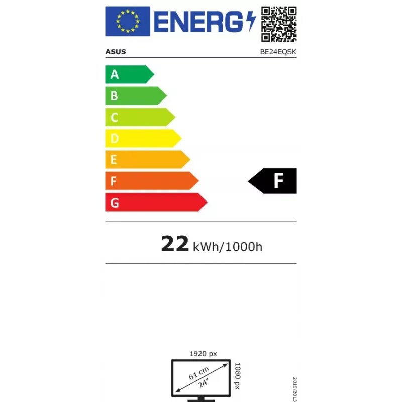 ASUS BE24EQSK 23,8 colių Full HD IPS monitorius su integruota internetine kamera