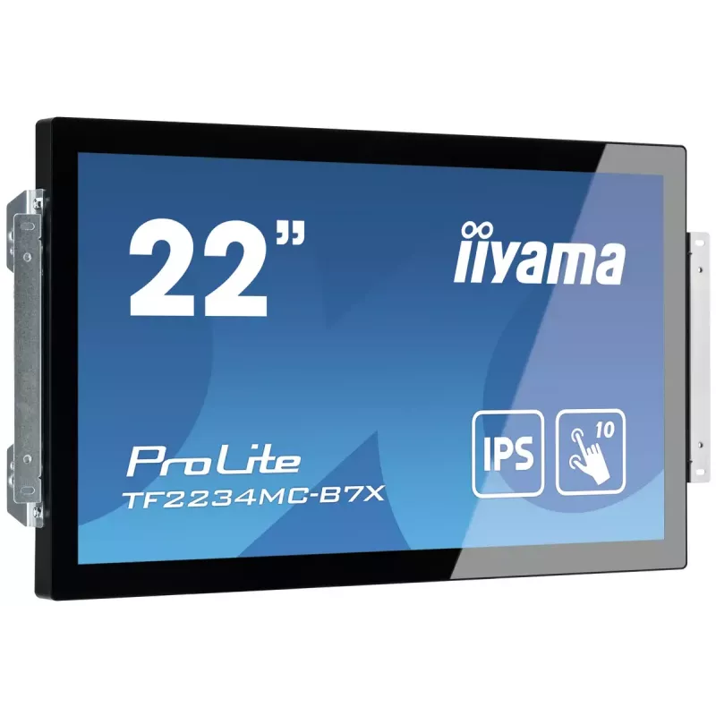 iiyama ProLite TF2234MC-B7X monitor kompiuteriui 54,6 cm (21,5 col.) 1920 x 1080 pikselių Full HD LED jutiklinis Multi-user Juodas