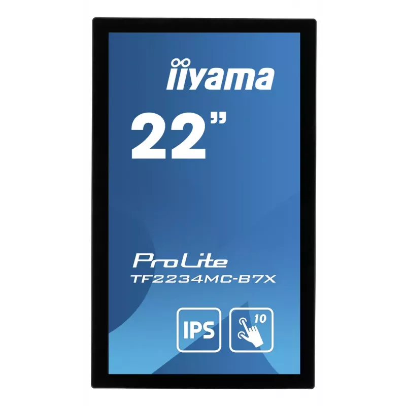 iiyama ProLite TF2234MC-B7X monitor kompiuteriui 54,6 cm (21,5 col.) 1920 x 1080 pikselių Full HD LED jutiklinis Multi-user Juodas