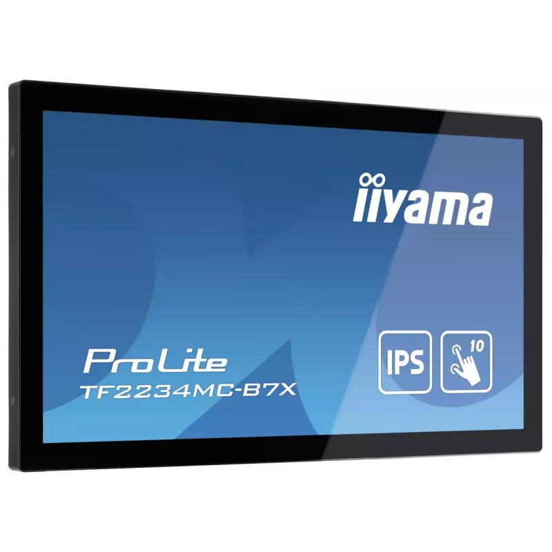 iiyama ProLite TF2234MC-B7X monitor kompiuteriui 54,6 cm (21,5 col.) 1920 x 1080 pikselių Full HD LED jutiklinis Multi-user Juodas