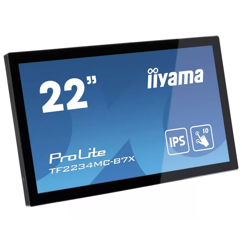 iiyama ProLite TF2234MC-B7X monitor kompiuteriui 54,6 cm (21,5 col.) 1920 x 1080 pikselių Full HD LED jutiklinis Multi-user Juodas