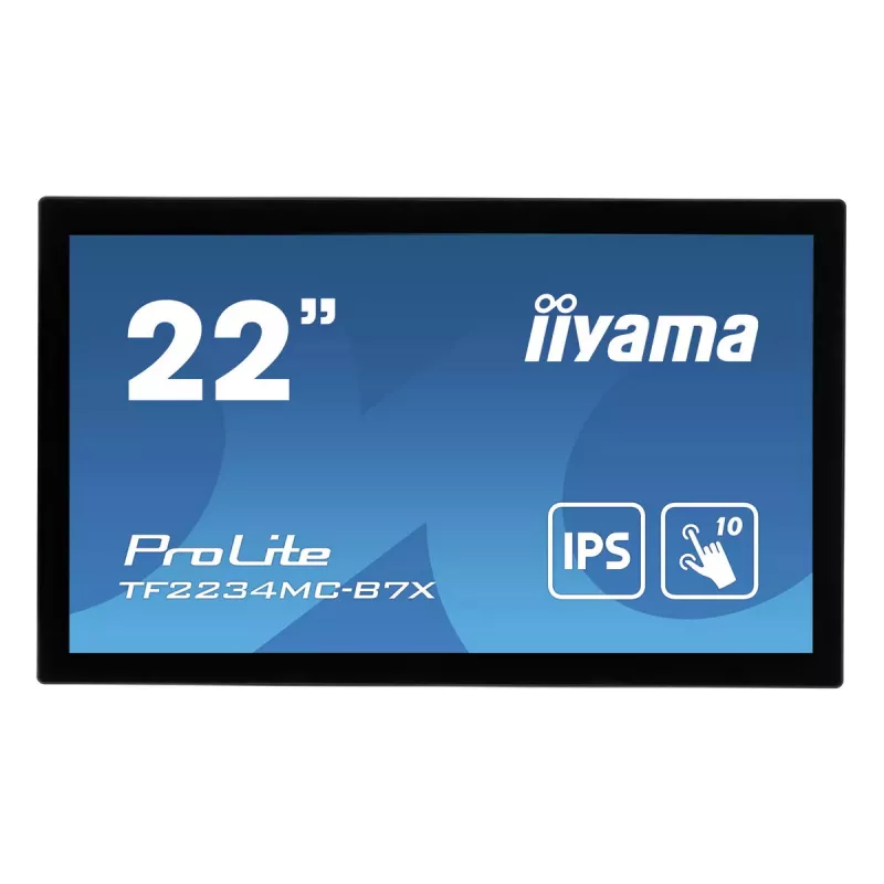 iiyama ProLite TF2234MC-B7X monitor kompiuteriui 54,6 cm (21,5 col.) 1920 x 1080 pikselių Full HD LED jutiklinis Multi-user Juodas