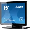 iiyama ProLite T1521MSC-B2 monitor kompiuterinis 38,1 cm (15 colių) 1024 x 768 pikseliai XGA LED liečiamasis stalinis juodas
