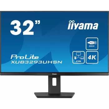 Monitorius iiyama ProLite XUB3293UHSN-B5 80 cm (31,5 colio) 3840 x 2160 4K Ultra HD LCD juodas