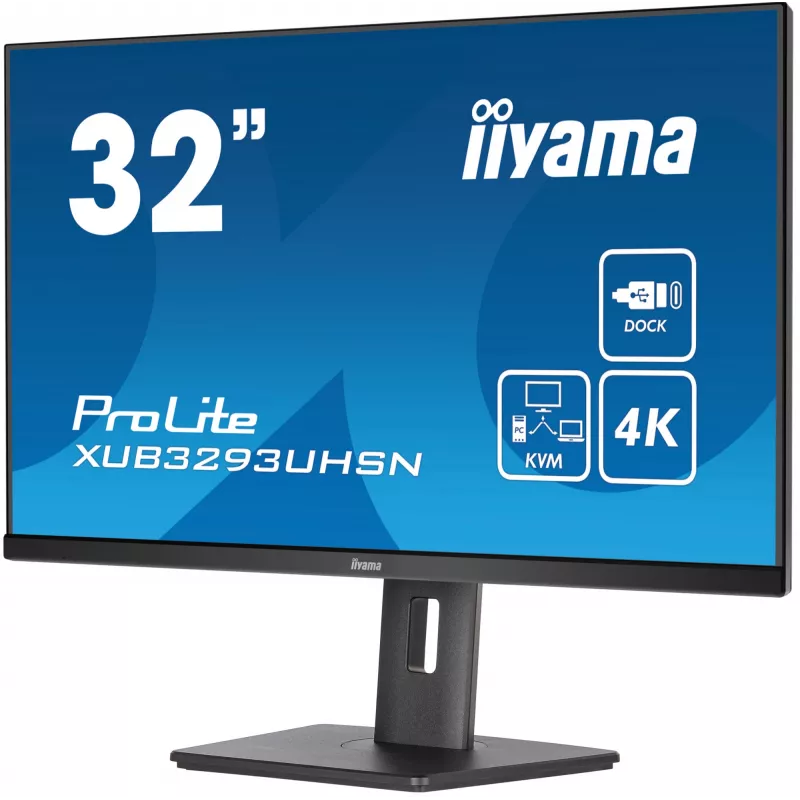 Monitorius iiyama ProLite XUB3293UHSN-B5 80 cm (31,5 colio) 3840 x 2160 4K Ultra HD LCD juodas
