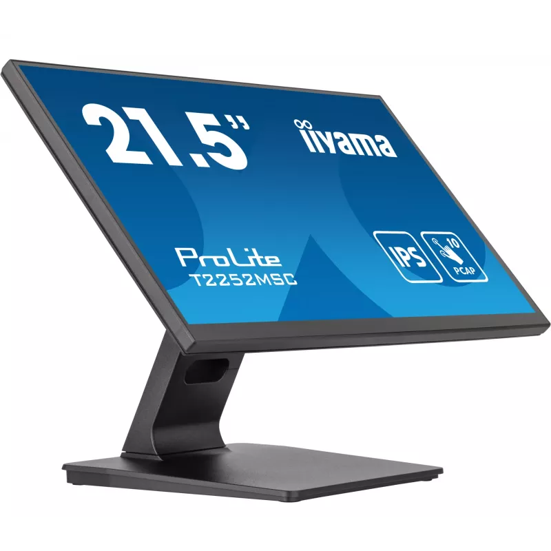 Monitorius iiyama ProLite T2252MSC-B2 54,6 cm (21,5 col.) Full HD LCD jutiklinis juodas